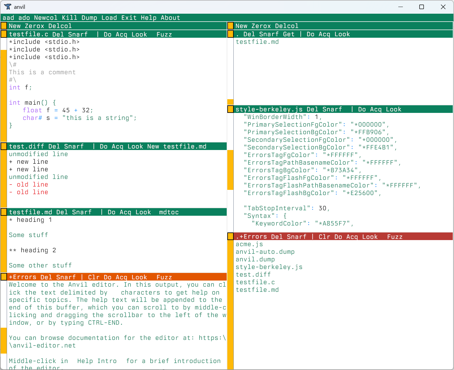 Berkeley Theme Screenshot