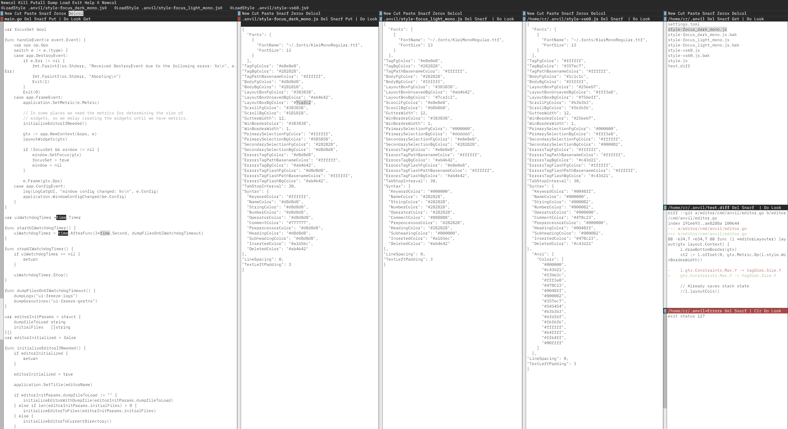 Focus Light Theme Screenshot