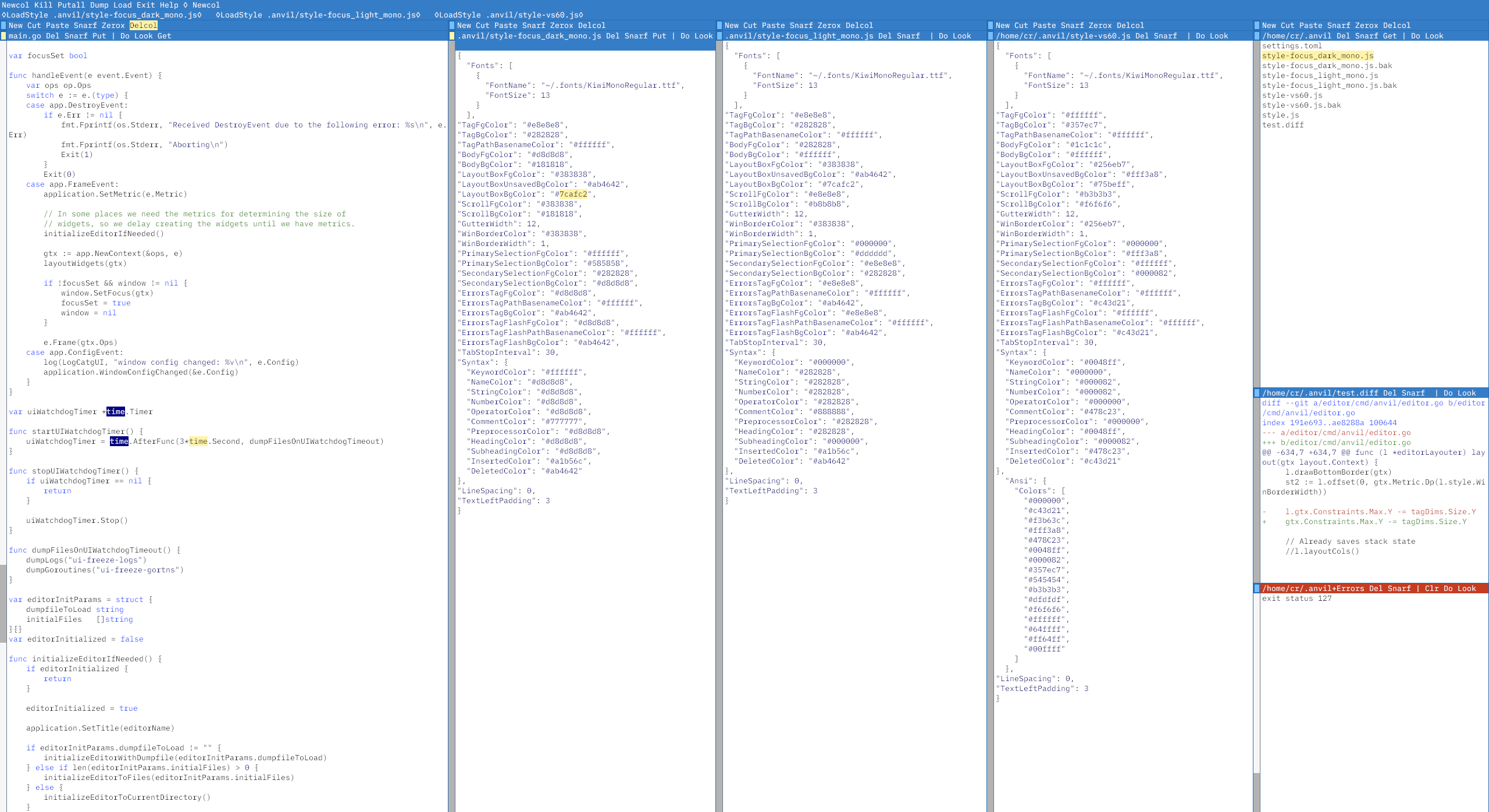 VS60 Theme Screenshot